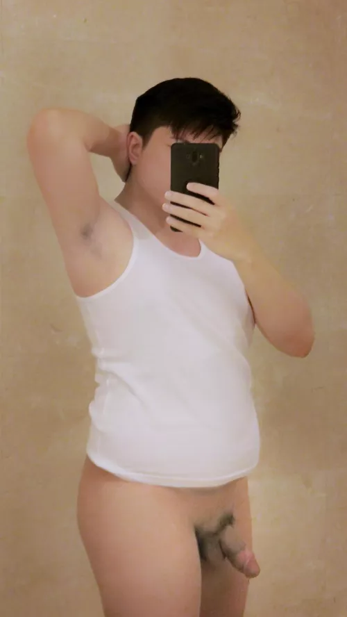 Chubby Chinese. Rate my body and my cut cock.