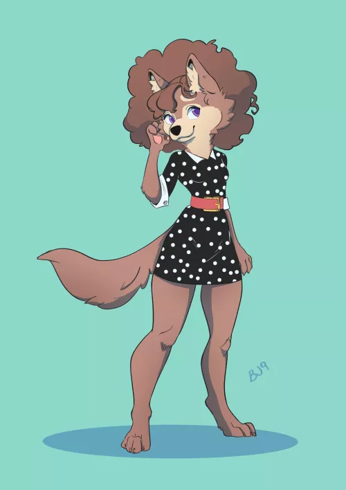 Do you like my new dress? [ art by me]