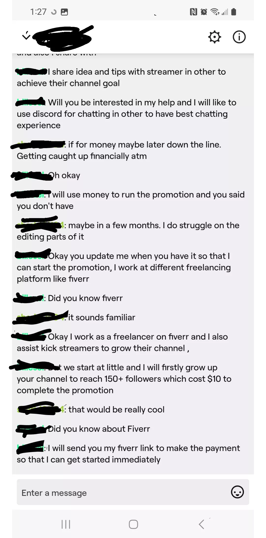 Do you think this guy is trying to scam me?