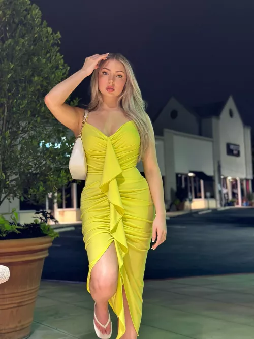 Dress with A Lot of Ruffles