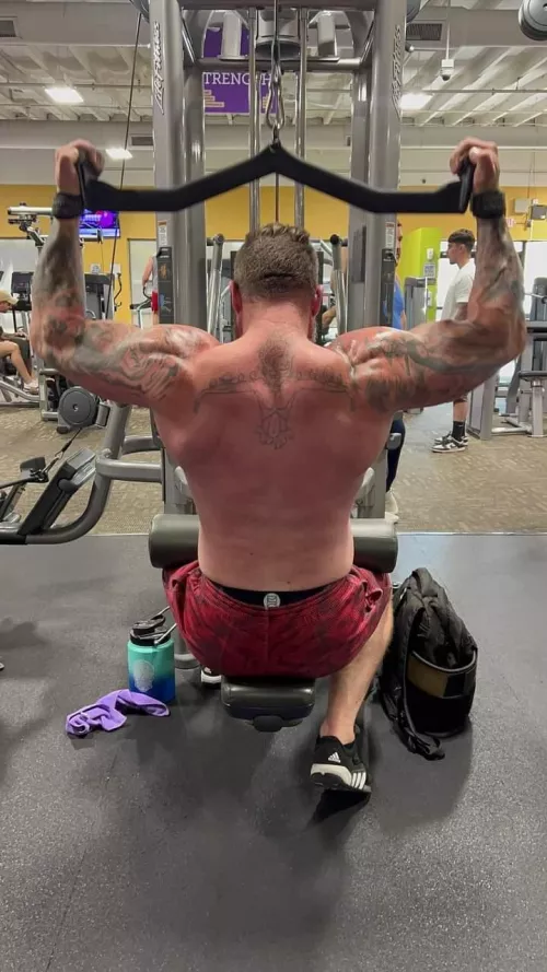 Had to take the shirt off (m)