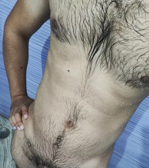 Hairy chest Indian