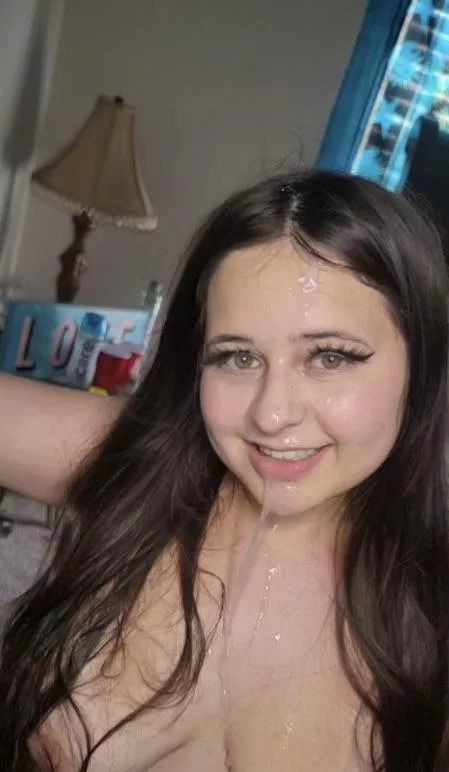 Happiest when covered in cum.