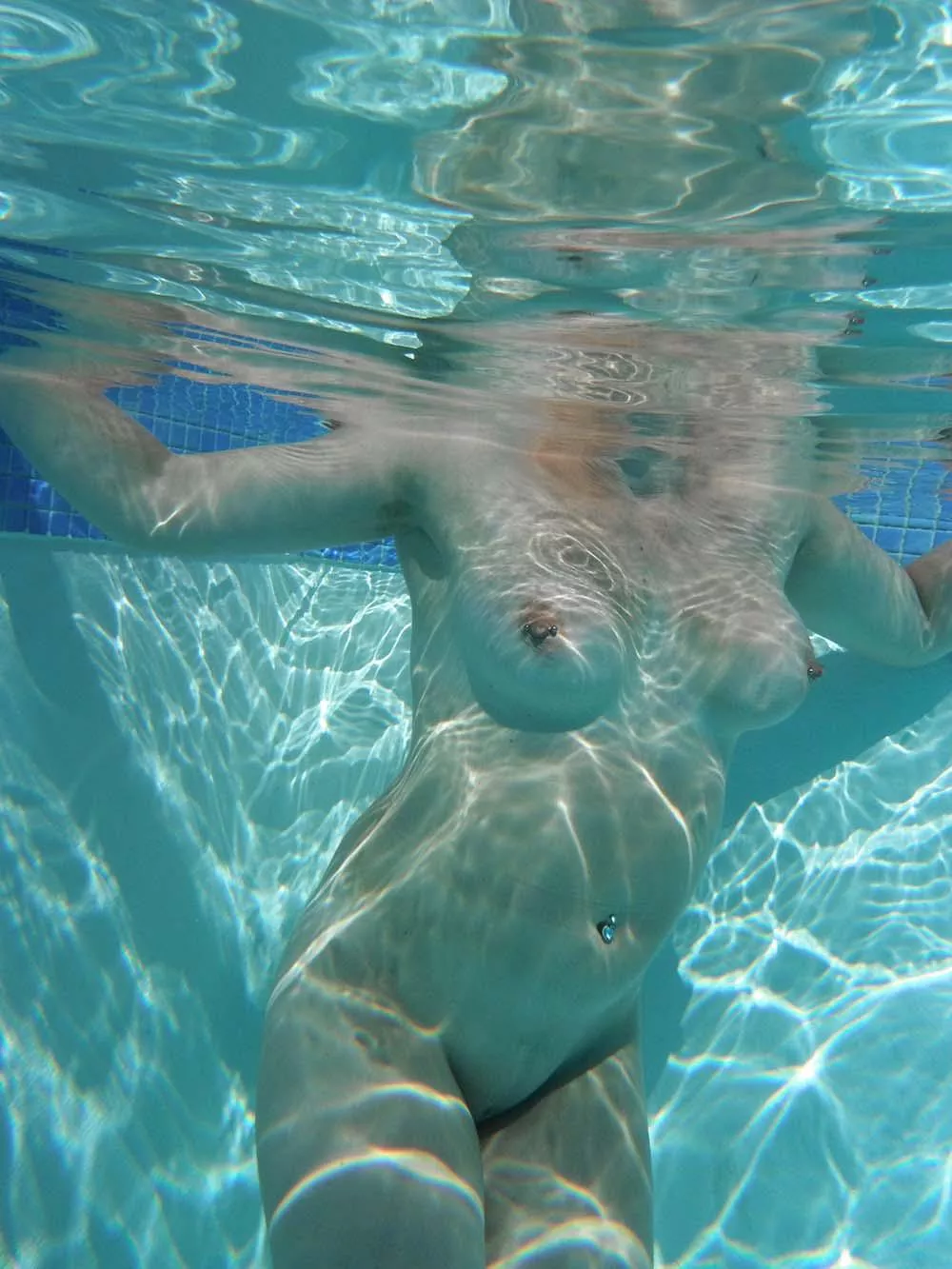 I like to always swim naked