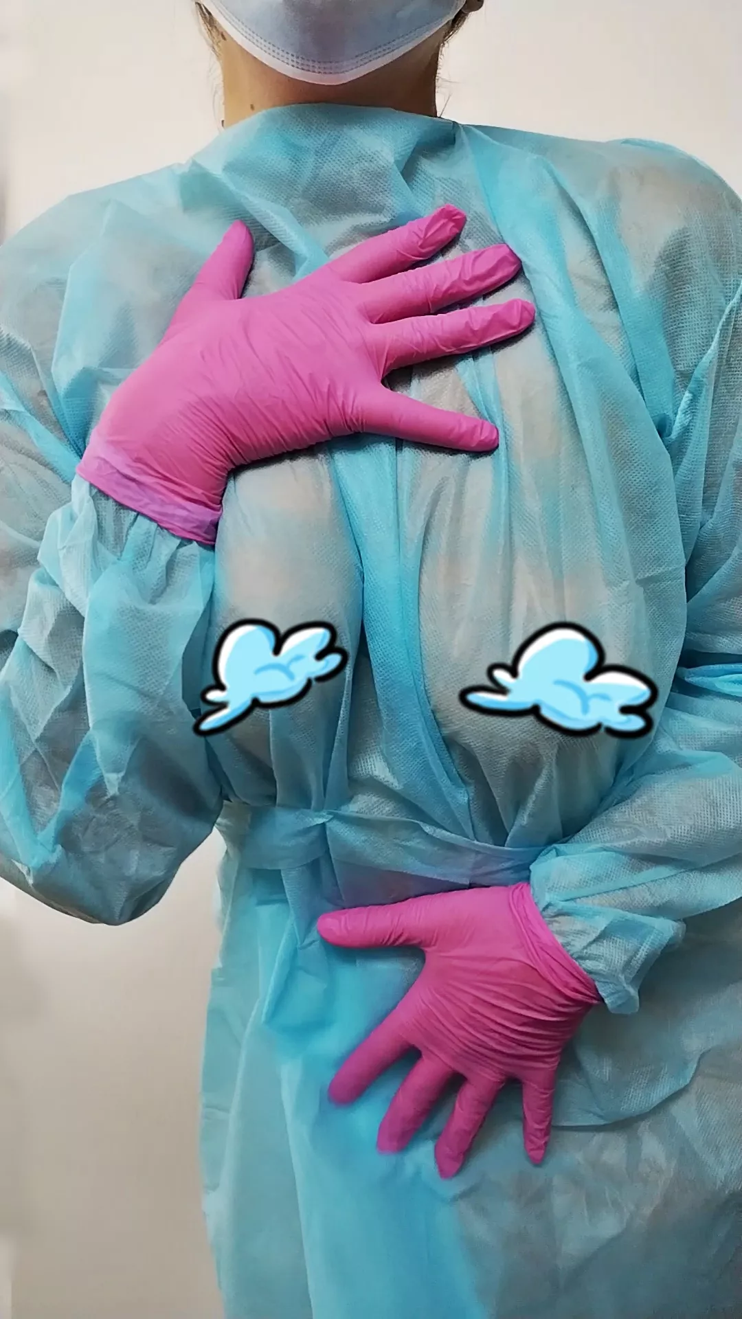 Let's undress me. Or you think we need protection ?