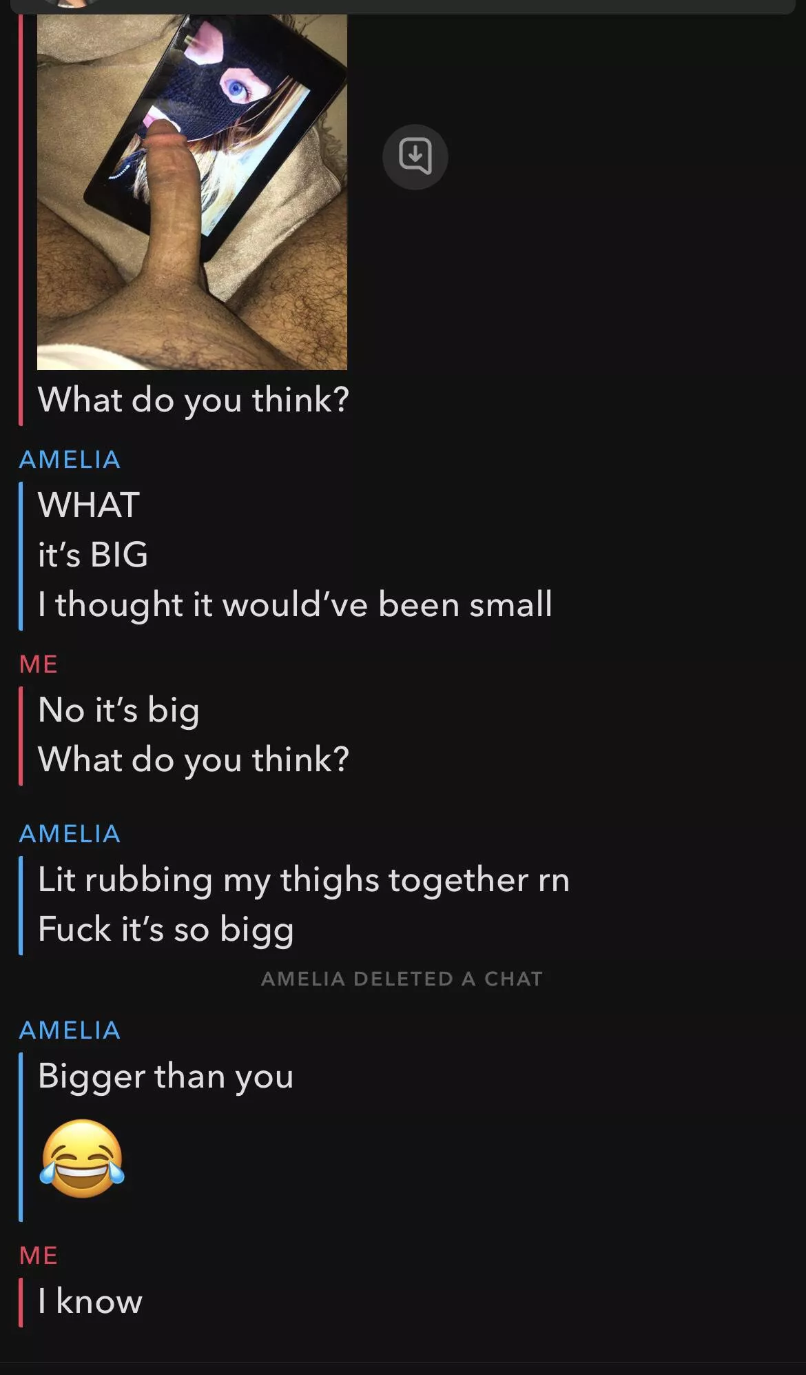 Love getting other guys’ GFs reactions to my cock ;)