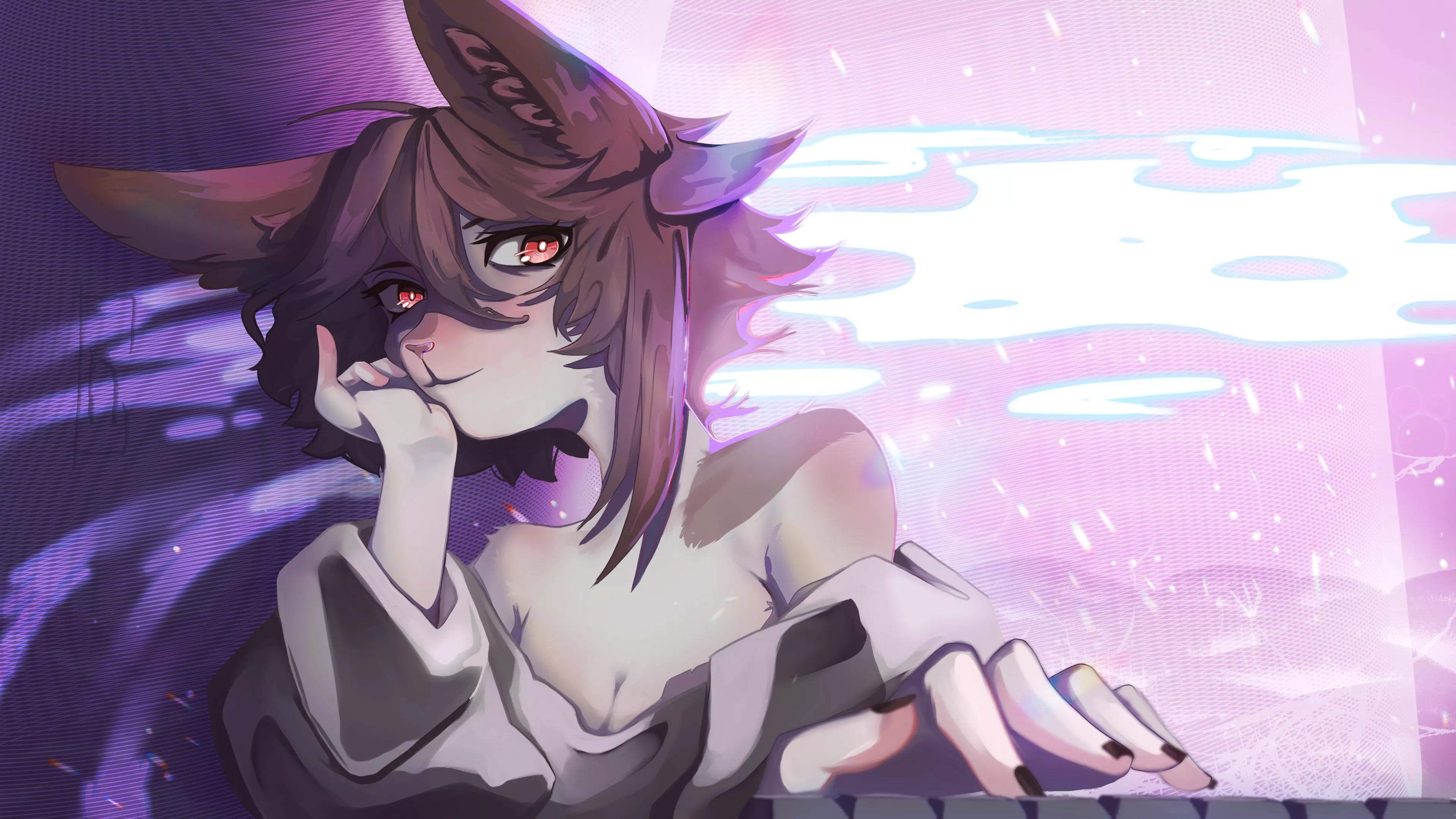 My fursona (art by me)