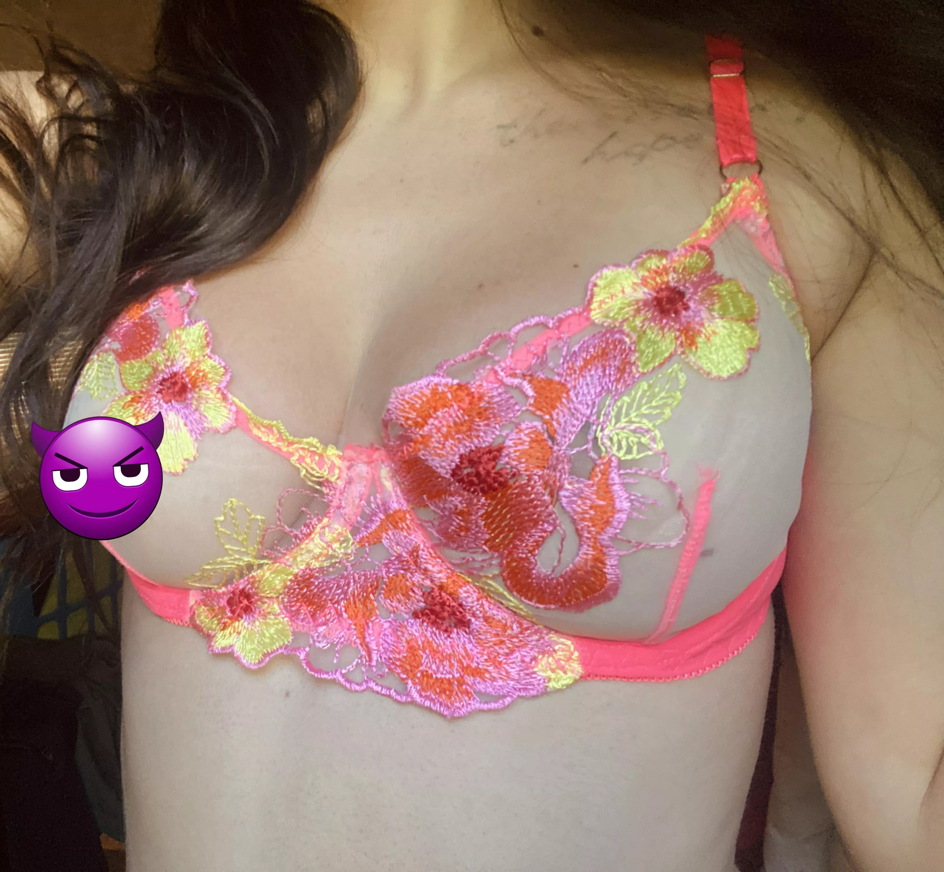 My pink lingerie top