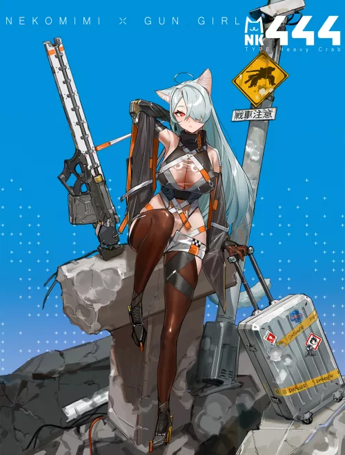 Nekomimi x Gun Girl (Kare Huang) [Original]