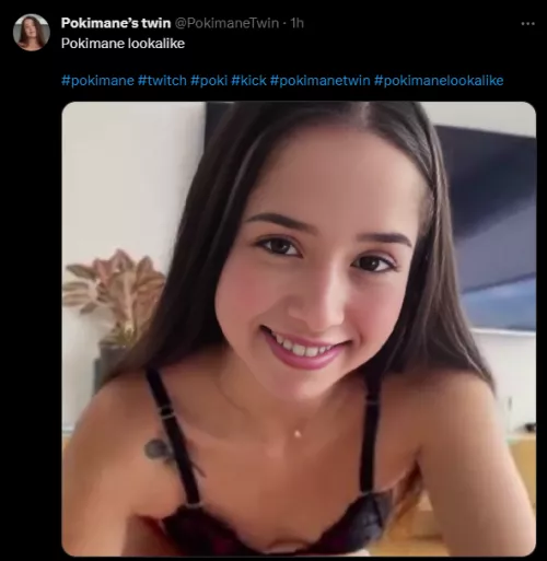 Pokimane lookalike