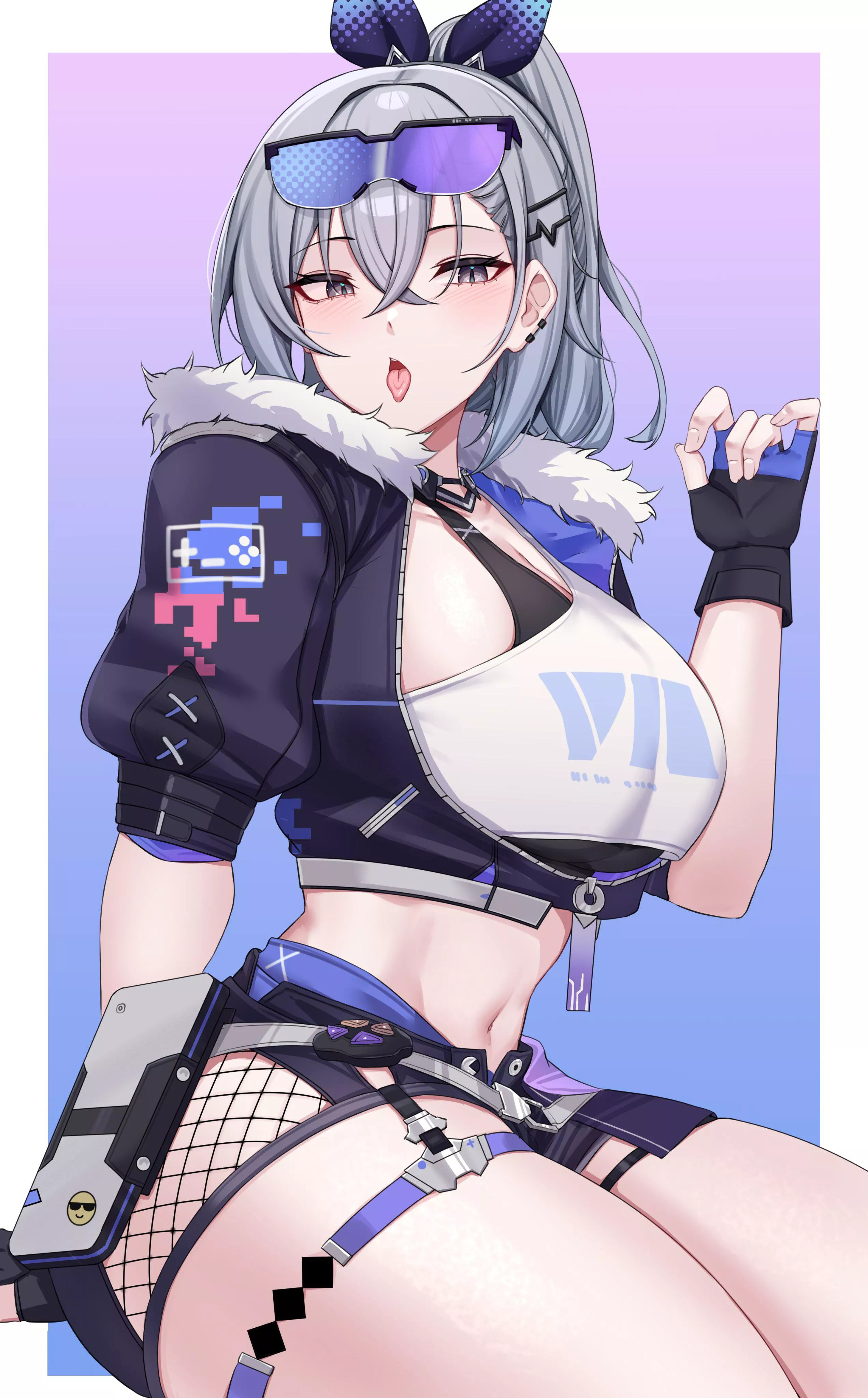 Silver wolf (kanta) [honkai star rail)