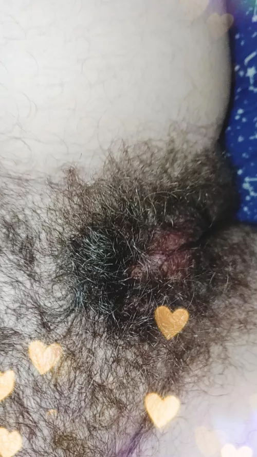 So hairy you can't find my clit 🥵 18 F virgin
