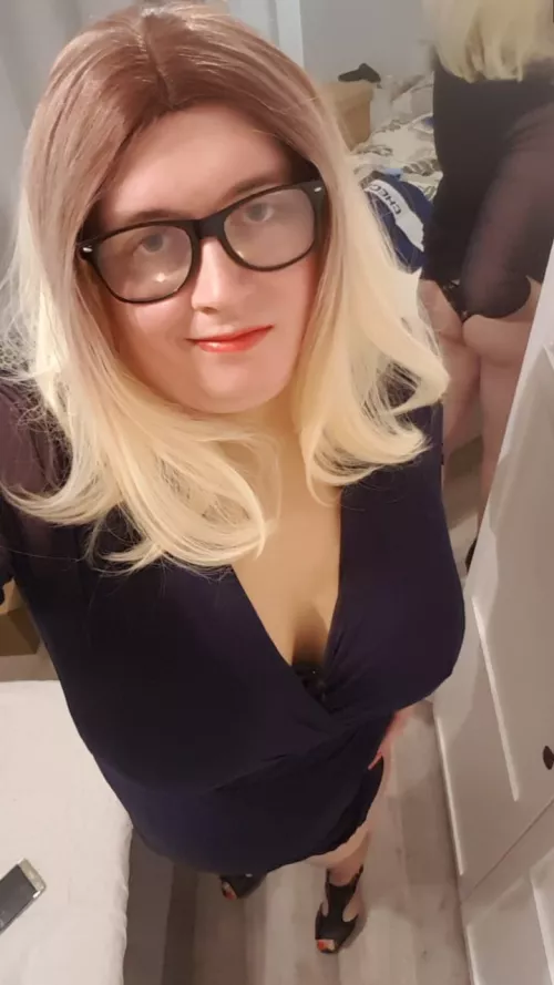 Upps my dress went up