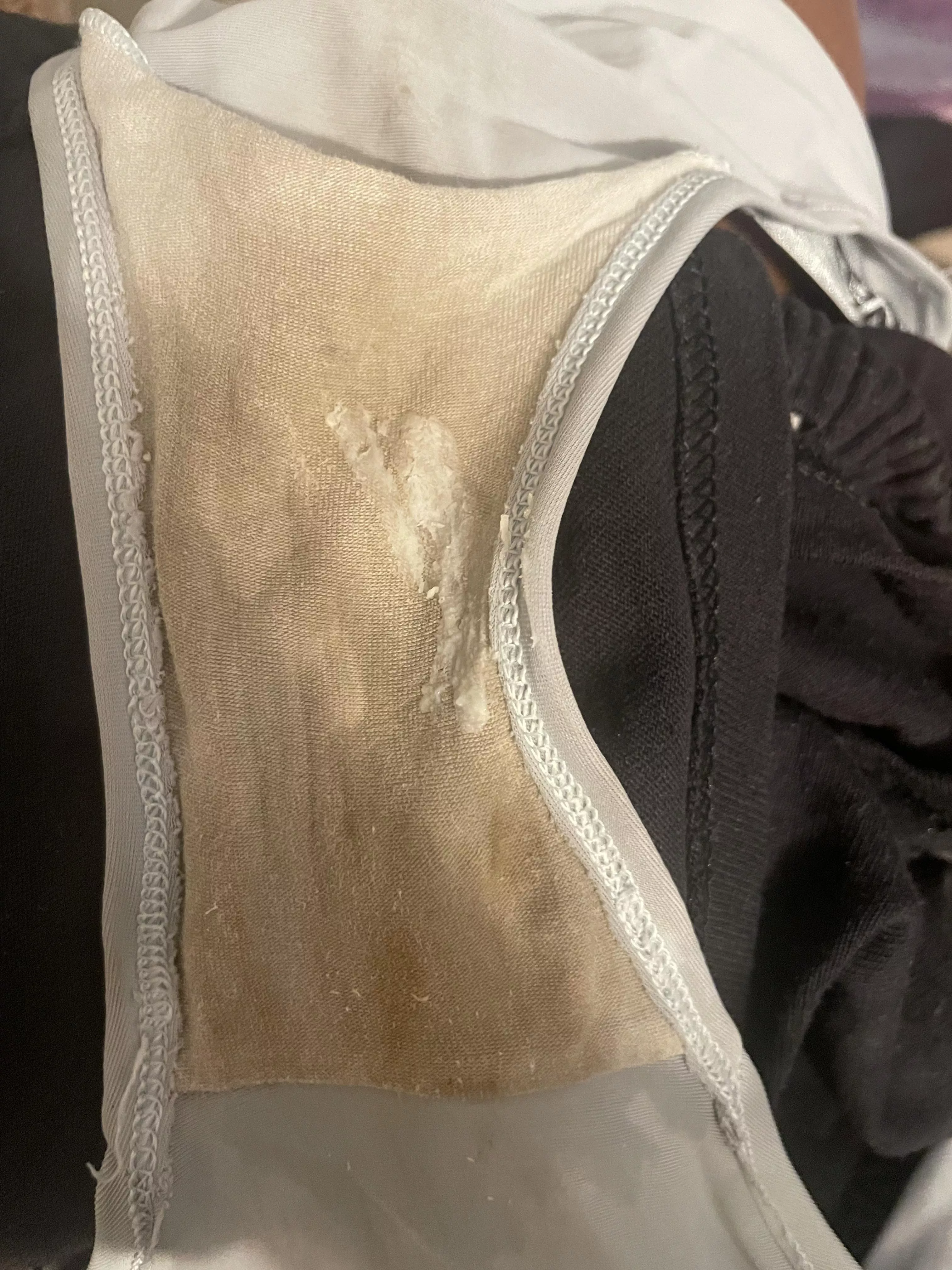 wore these old panties to the gym today ☺️