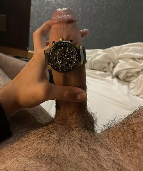 You can tell me the time while your sucking my cock
