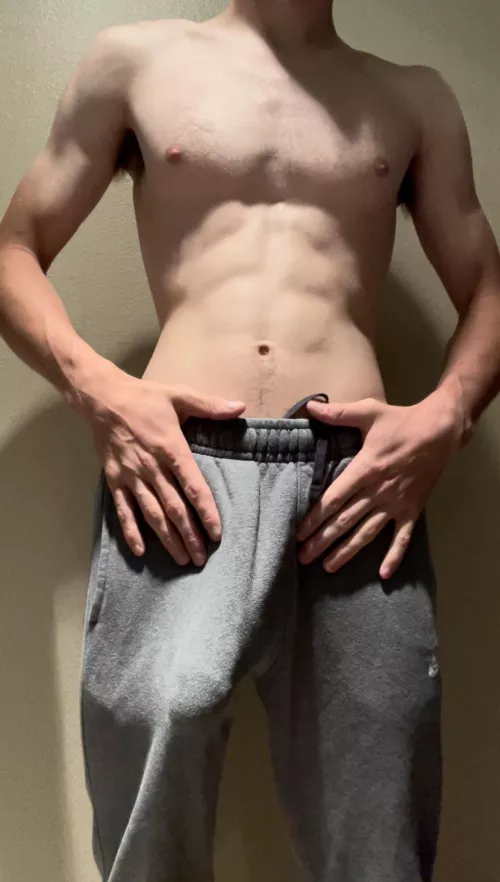 Anyone pulling these sweats off me?