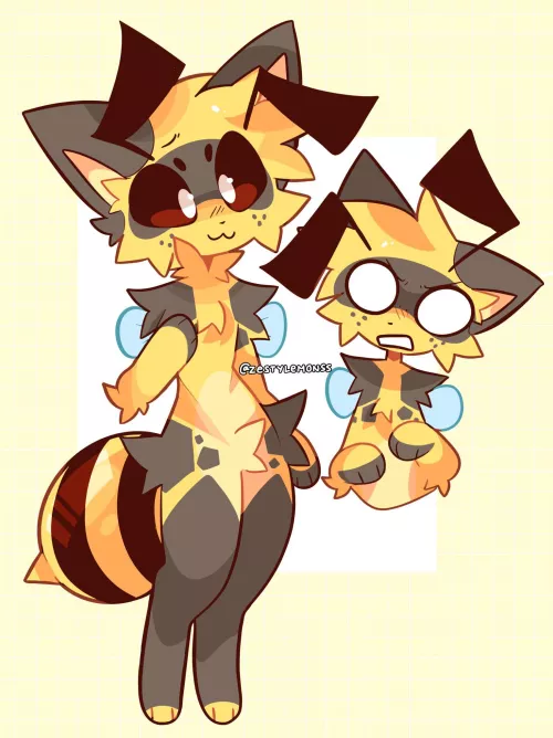 beecat !! again!! [ art by me @zestylemonss on twitter ]