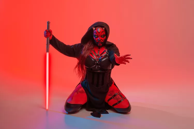 Darth Maul cosplay by Rudy Vixen