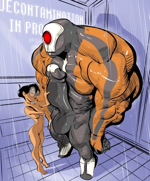 Everest and her rob't companion, NED [yosemite_slam] [sculptycurves]