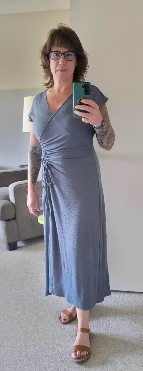 If I have to wear clothing, I prefer dresses. Panties are definitely optional 😈 54