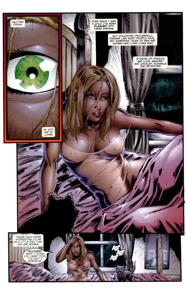 Jennifer in Bed [Lady Pendragon (1998) #1]