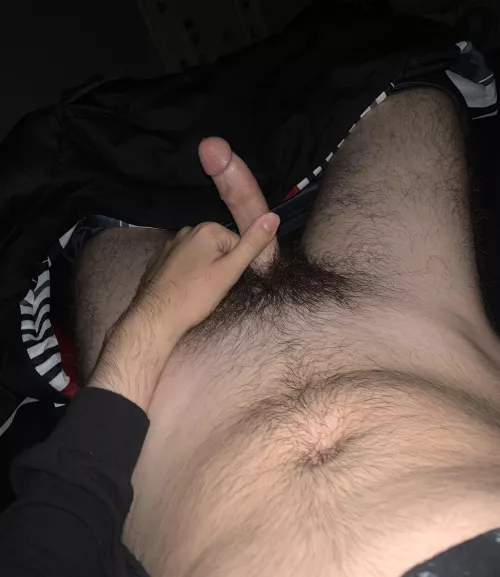 just an average 18 year old boy with a hairy dick