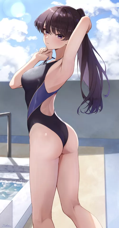 Komi-San In Her Swimsuit (Komi Can't Communicate)