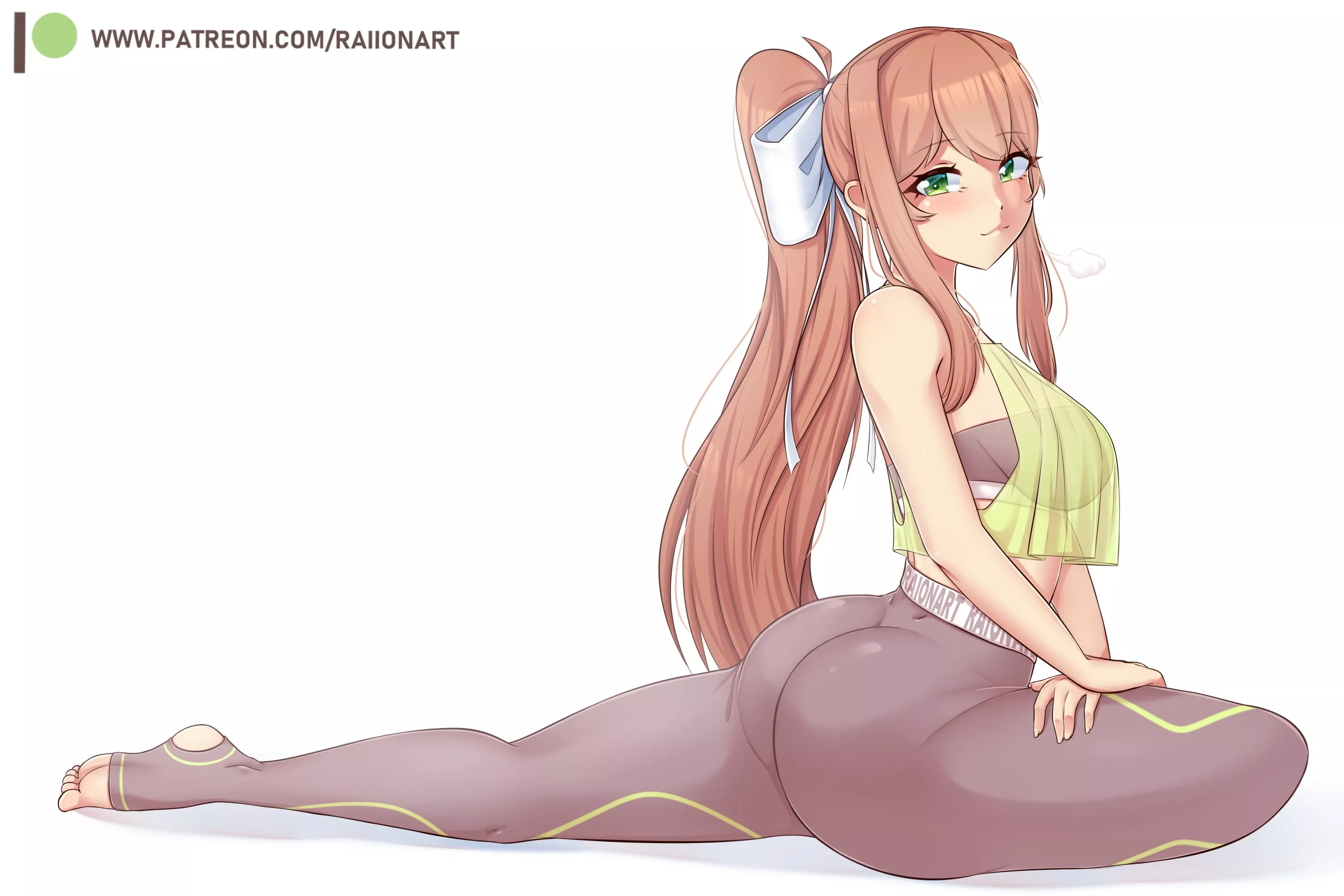 Monika with a nice pair of leggings by @RaionArt