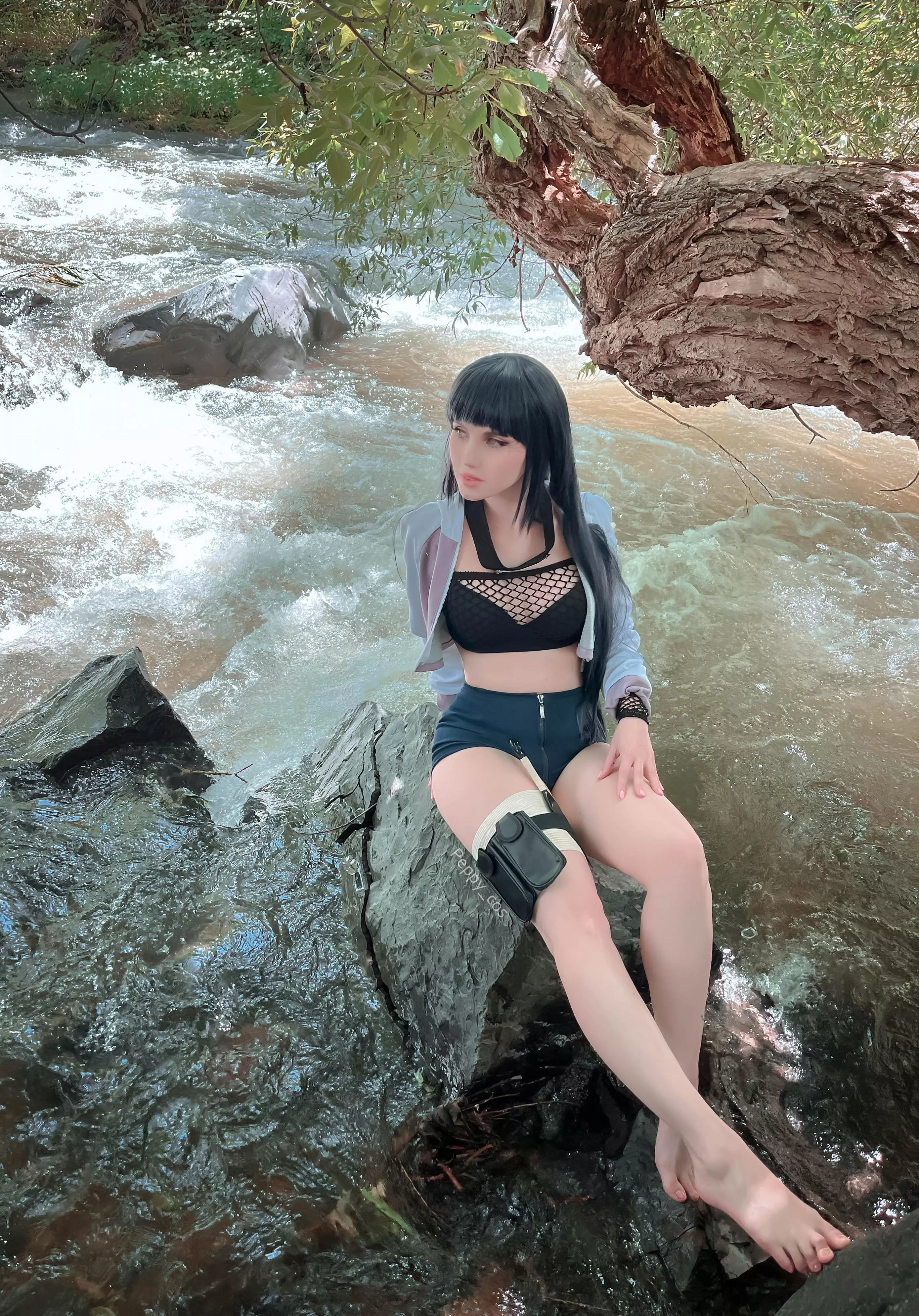My Hinata Hyuga cosplay version (by Peppy_cos)