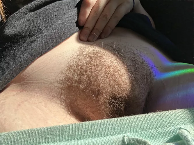 My pussy is playing peek-a-boo