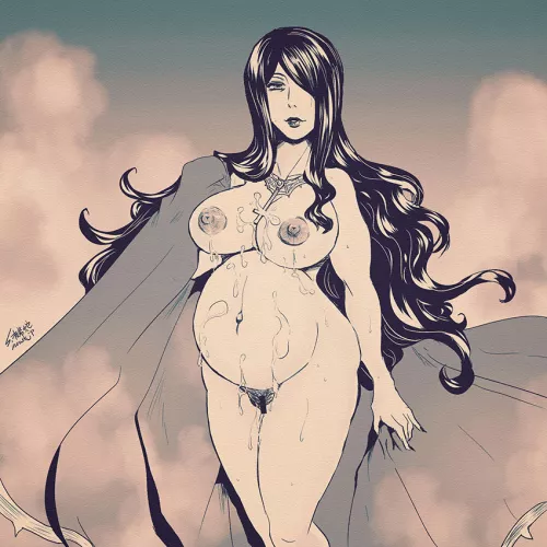Pregnant Queen Nancy(nouskjp My Works) [Skullgirls]