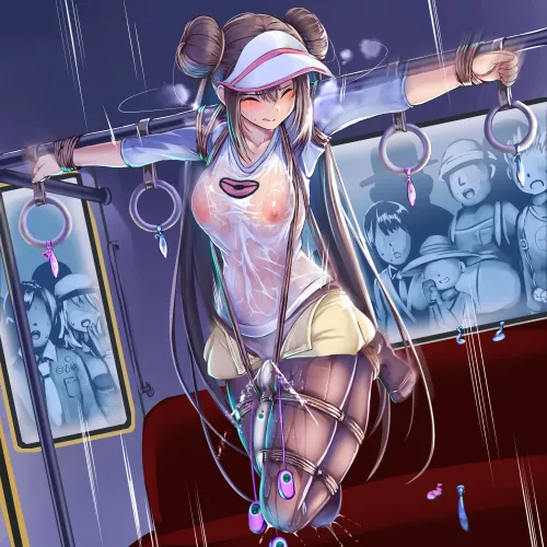 She really hoped no one would get on the train [manikano] (pokemon)