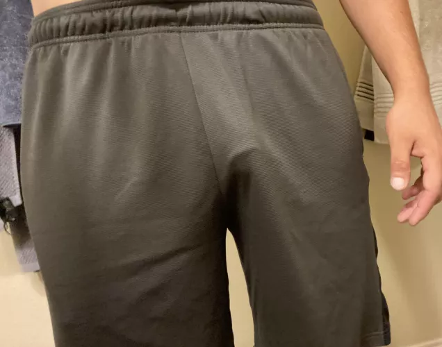 Soft outline just out the shower