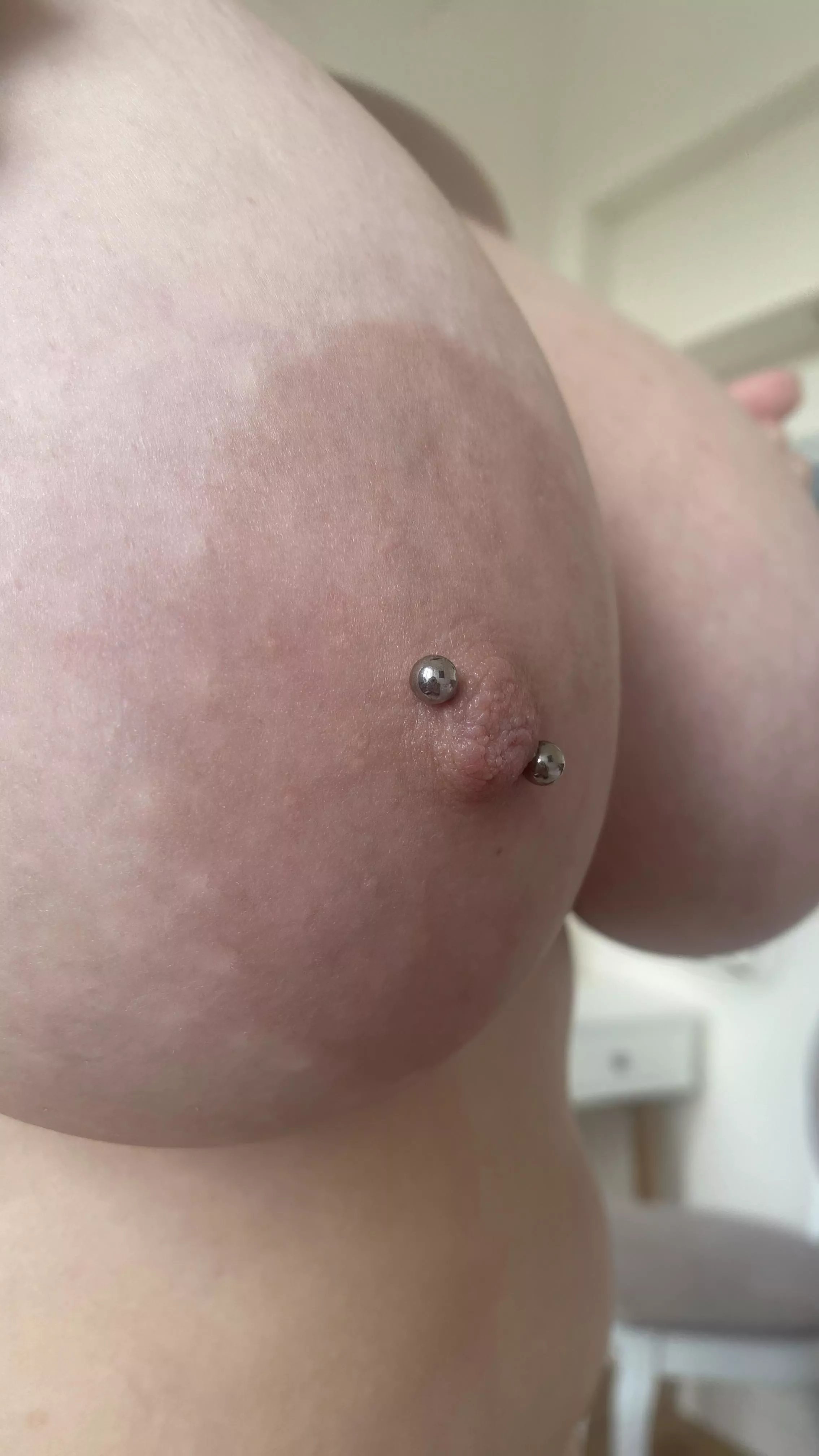 Suck gently on my nipples