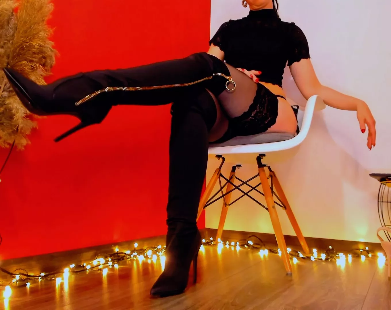 The captivating worship of the Goddess' boots