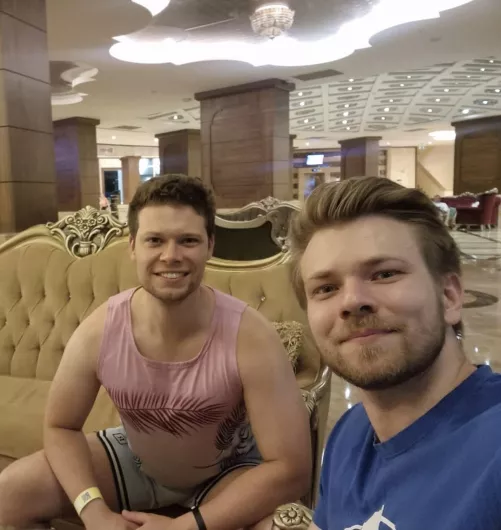 We’re semi-drunk. On the way out to delight in the clubs of Turkey ❤️