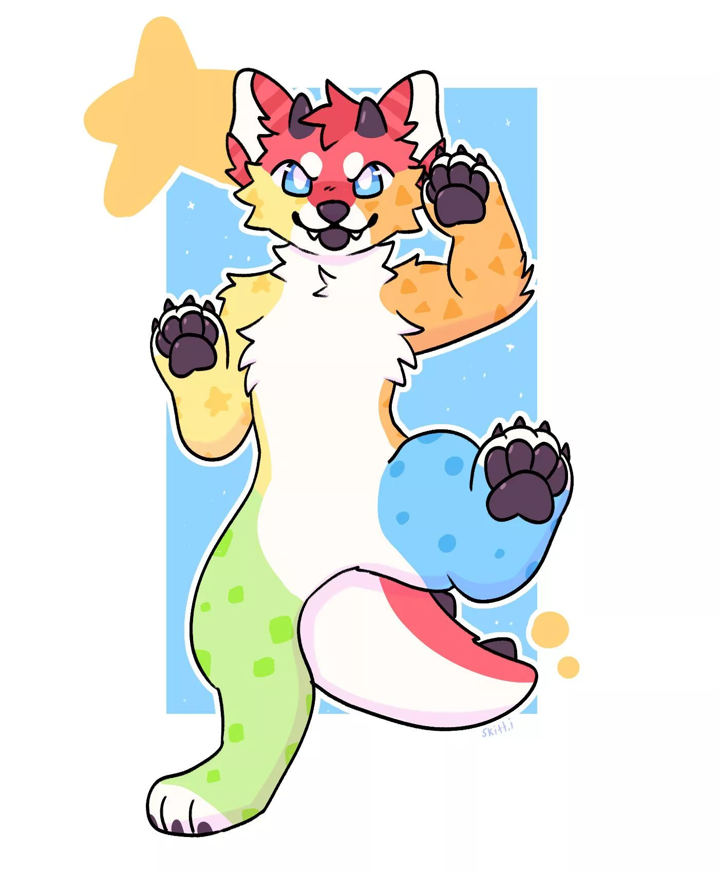 Art fight attack on Alieenetic!