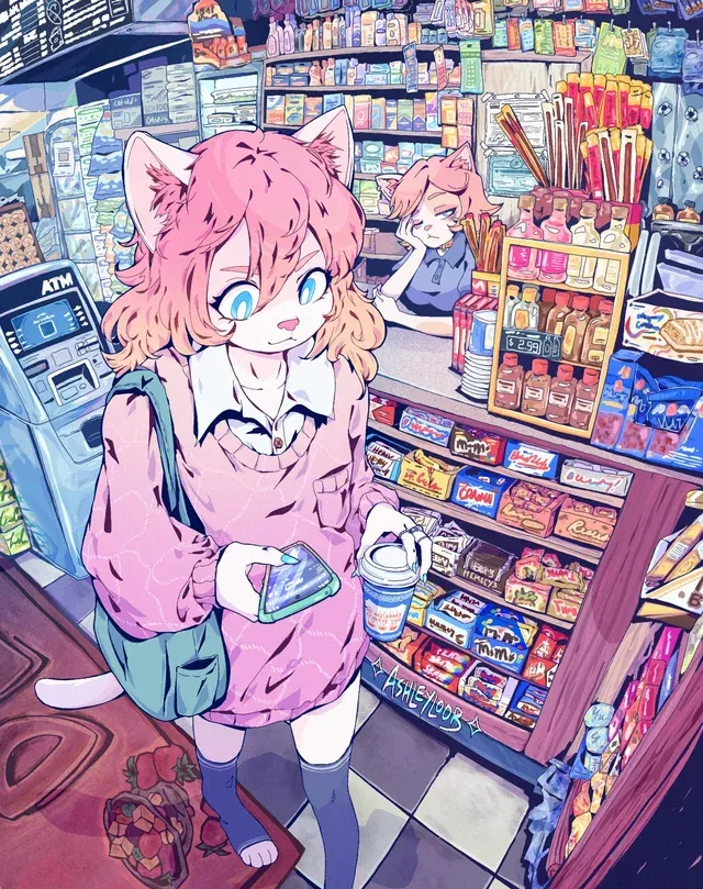 Bodega Catgirls [@ashleyloob]