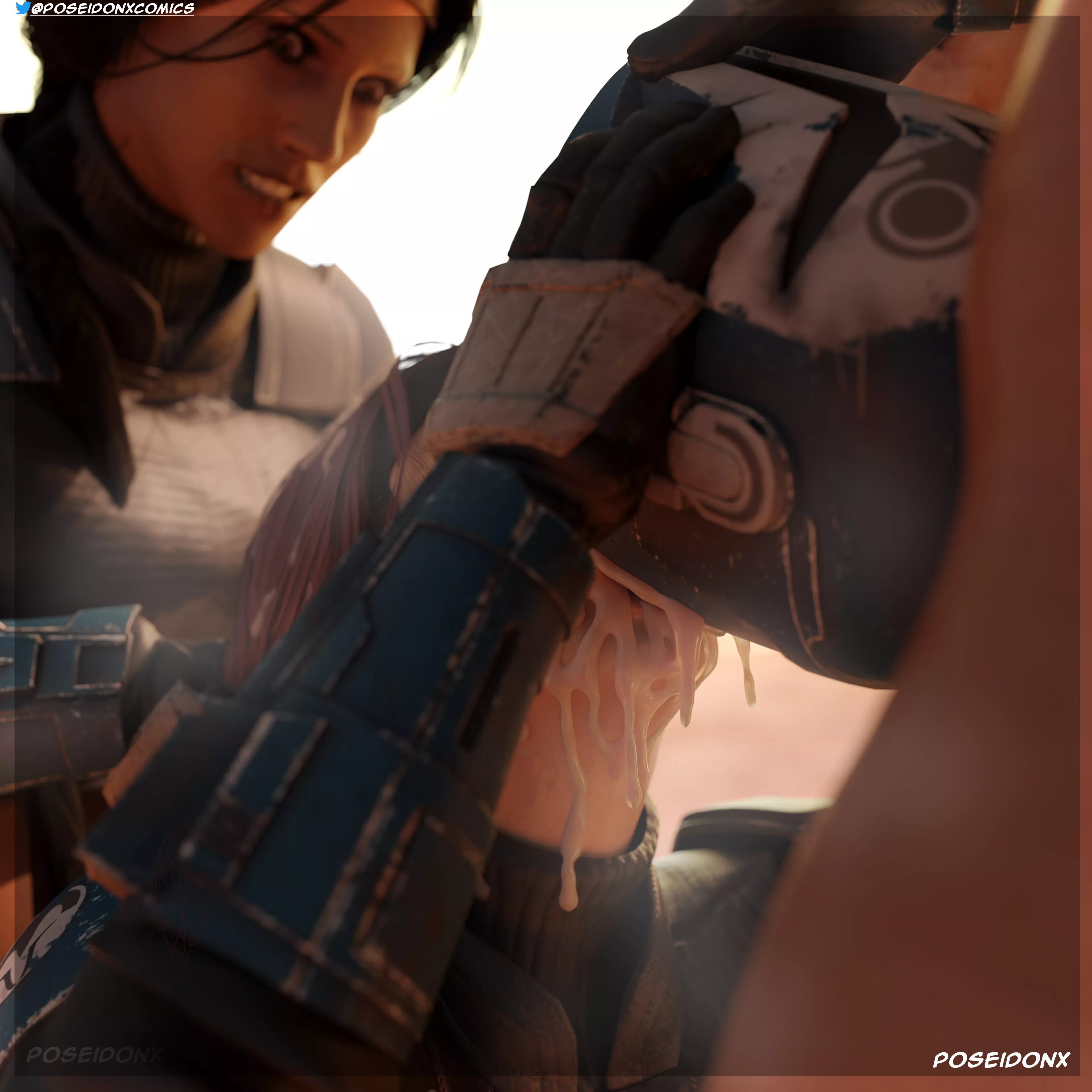 Bo-Katan drinks out of her helmet [PoseidonX]