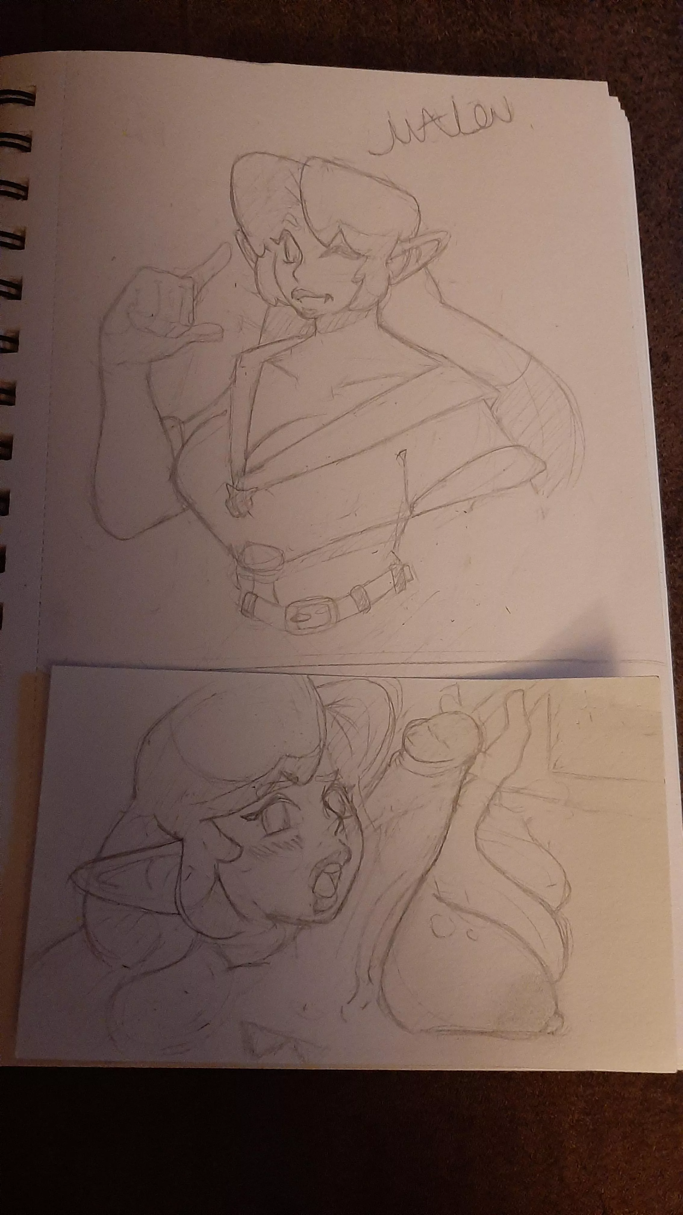 Malon doodles (OoT) [OC]