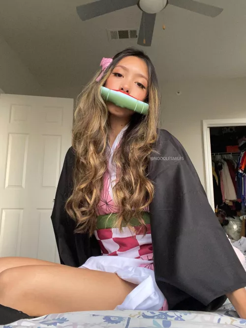 Nezuko from Demon Slayer (by Noodlesmiles)