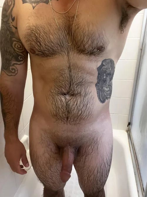 Nice shower after a workout session…