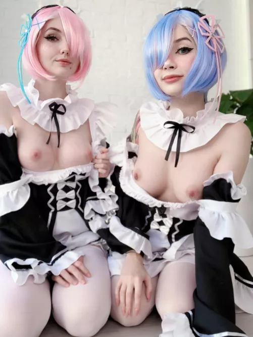 Ram&Rem from Re:Zero by Sia Siberia and Purple Bitch
