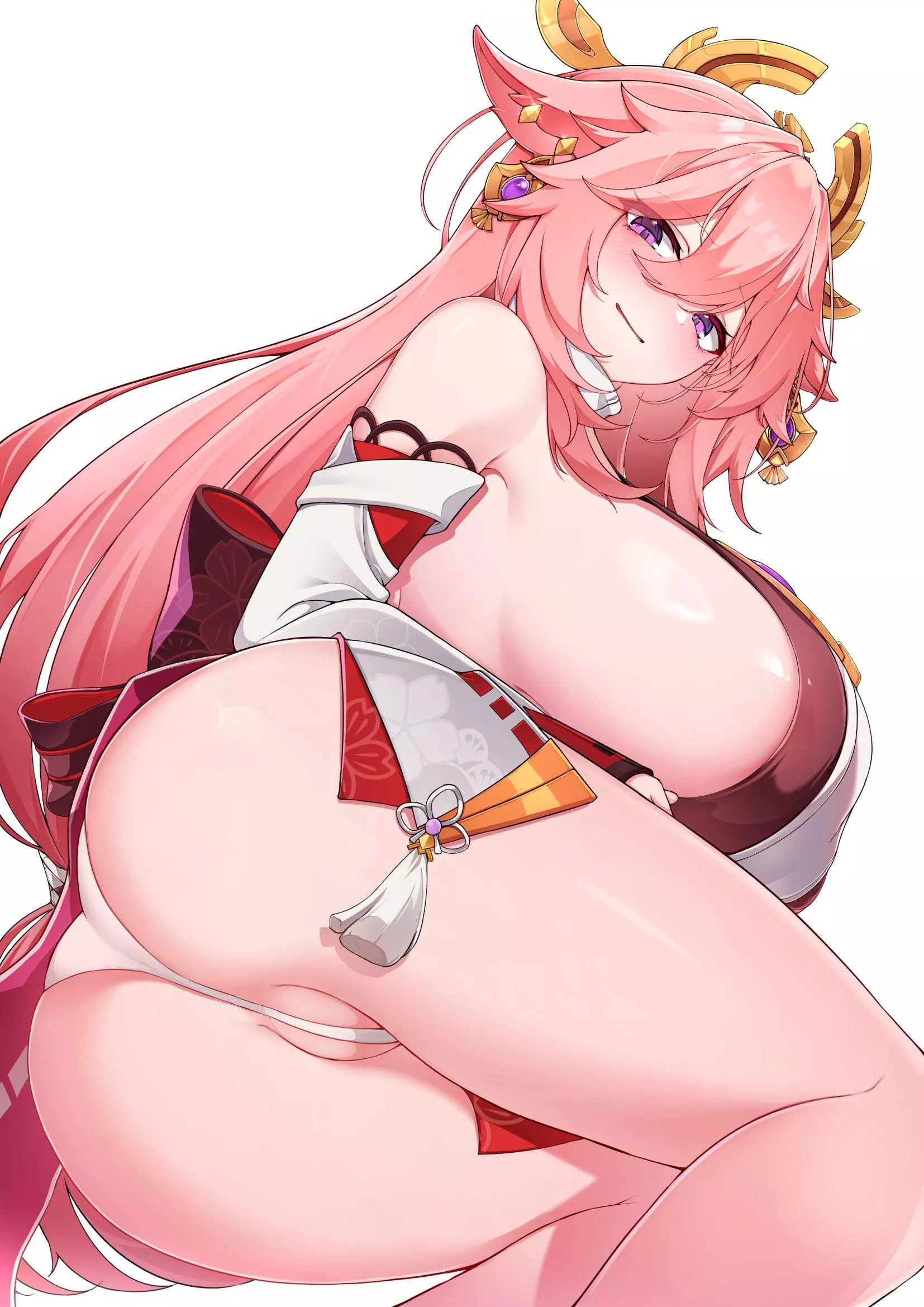 Yae Miko’s Big Booty (Genshin Impact)