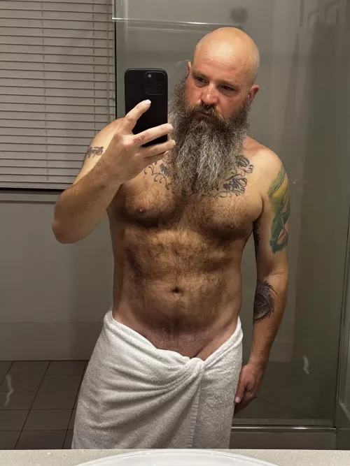 You’ll have to speak up I’m wearing a towel (45)