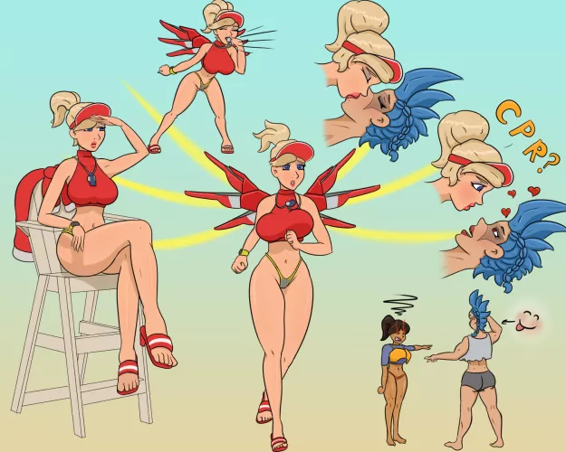 Baywatch Mercy (OC)
