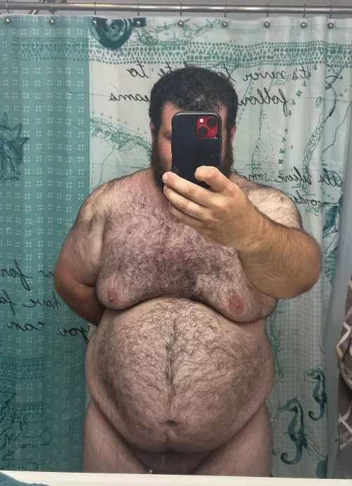 Bout to hop in the shower from a long night… 31M