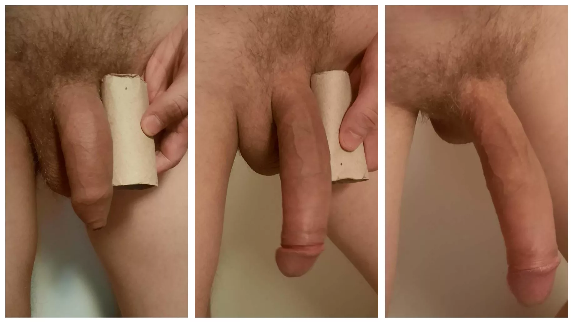 Compared my soft, semi and hard cock - Which ones can you beat?