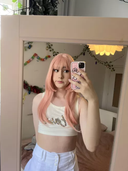 i really like my pink wig, do you?