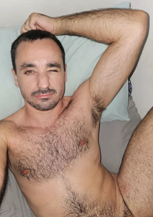 Middle of the night. Trying not to be blinded by the flash